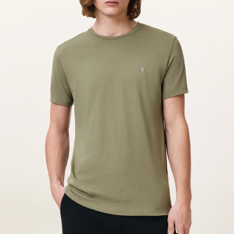 All Saints Green Ramskull Tee